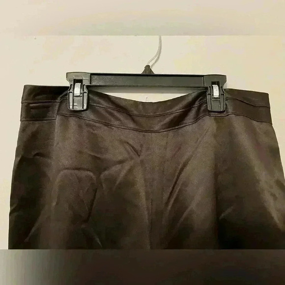 Talbots 100% Silk Chocolate Color Dress Pants Size 12 - Picture 4 of 10